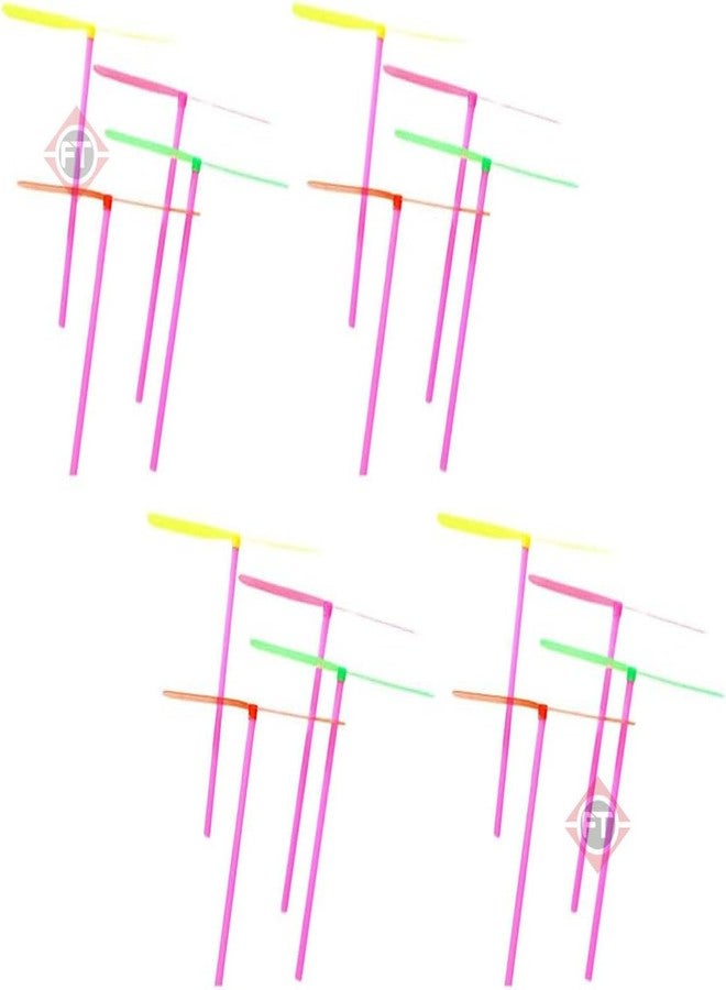 Firstly Traders Mini Plastic Flying Toys/Bamboo Dragonfly Propeller Toy Kids Outdoor Playing Party Favors Toy Gifts-36 Piece Durable - Image 1